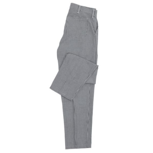NWT ChefWorks Unisex Basic Chef Pants, Size: 34, Color: Black/White Checkered - Picture 4 of 10
